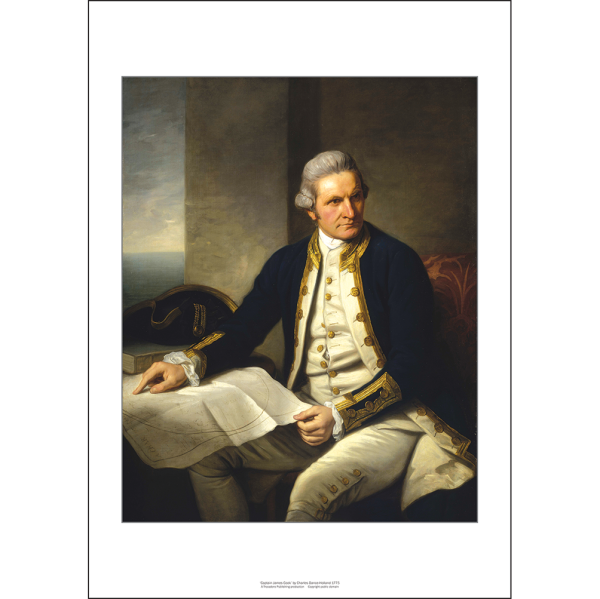 Nathaniel Dance-Holland 'Captain James Cook' Art Print - Portrait 1775 Reproduction