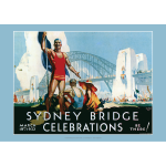 Sydney Harbour Bridge Openingl Art Print - Commemorative Poster 19 March 1932 - Multi Sizes