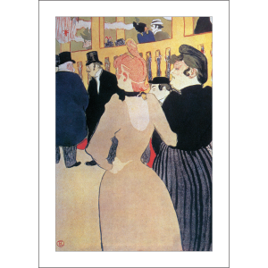 Toulouse-Lautrec 'La Goulue et La Mome Fromage' 1896 - Multi Sizes bordered bd