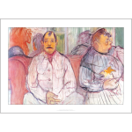 Toulouse-Lautrec 'Monsier, Madame et le chien' Art Print 1893 bordered bd