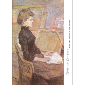 Toulouse-Lautrec 'Hélène Vary' Art Print 1896 - caption cp